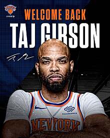 Тадж Гибсон вернулся в «Нью-Йорк»