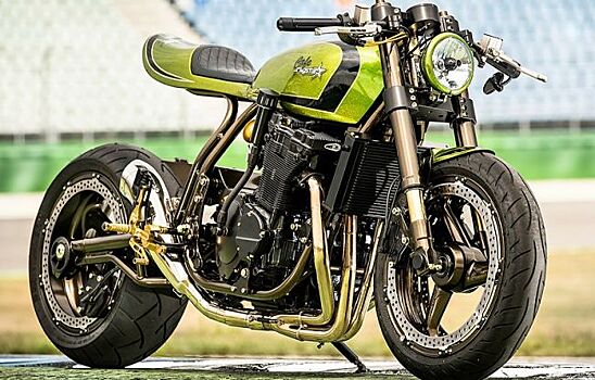 Мастерская Custom Wolf подготовила симбиоз кафе-рейсера с дрэгстером