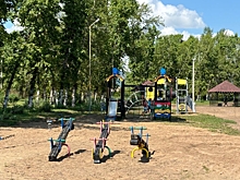 Самый популярный парк в Новопавловке продолжают дополнять новыми элементами