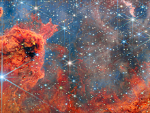 Телескопы «Хаббл» и «Уэбб» запечатлели эволюцию одной туманности