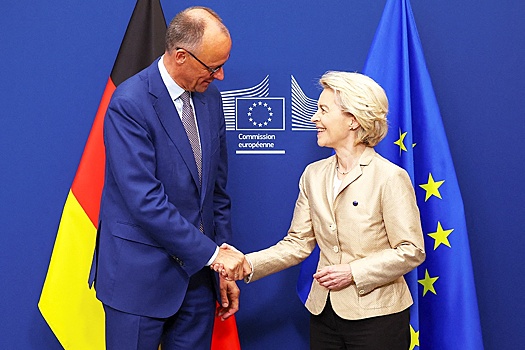 Глава ЕК фон дер Ляйен пытается уговорить Мерца блокировать Nord Stream 2