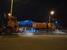 В Калуге коммунальщики круглосуточно убирают город
