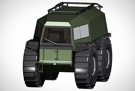 В России запатентовали новый вездеход в стиле «Шерпа»