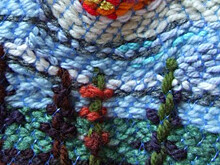 Открытка из остатков пряжи своими руками