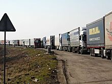 На въезд в Литву стоят более пятисот грузовиков
