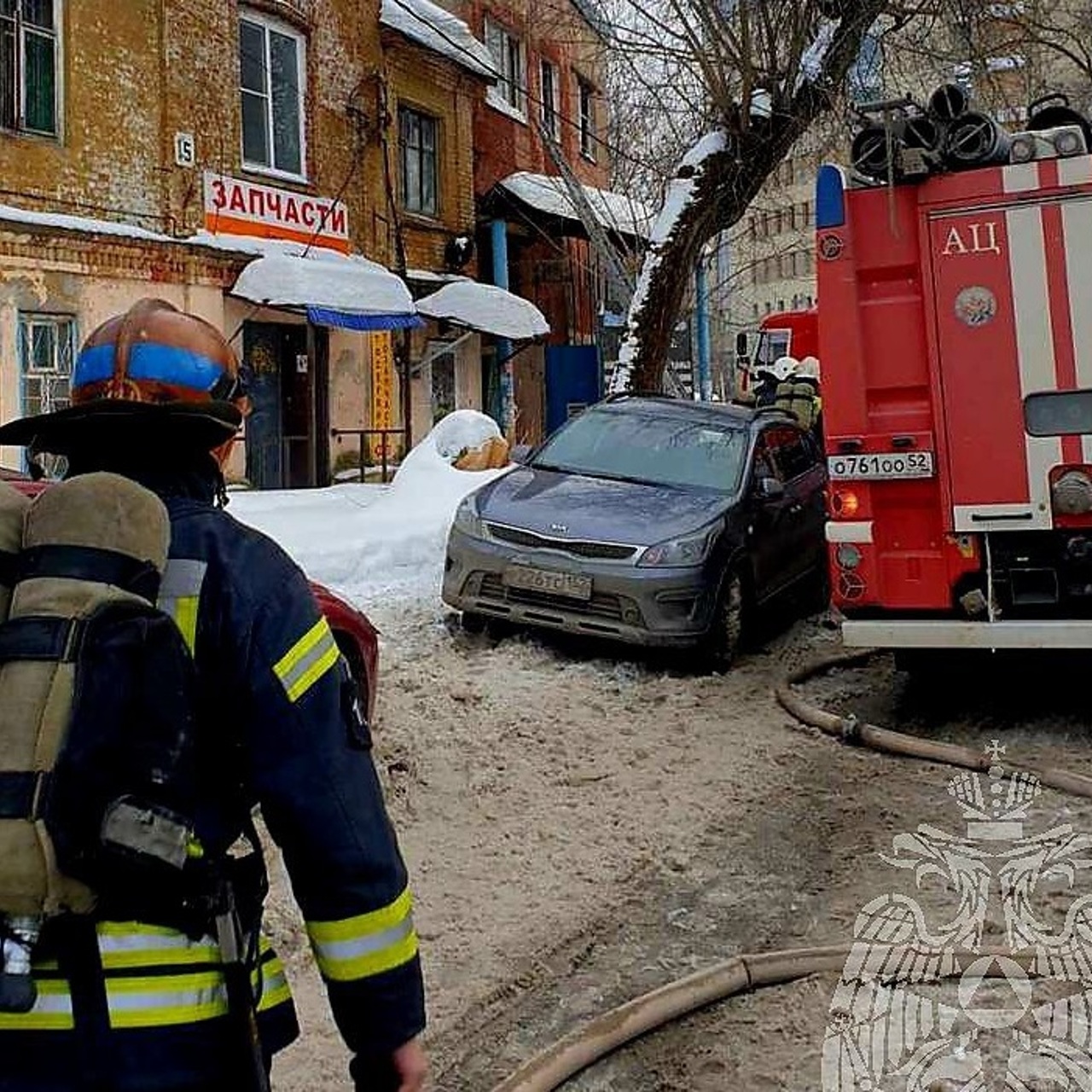 Пожар произошел в производственном здании на Сенной площади -  Рамблер/новости