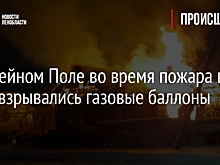 В Лодейном Поле во время пожара в доме взрывались газовые баллоны