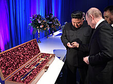 Путин встретил Ким Чен Ына во Владивостоке