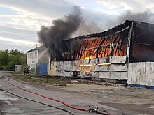 В Магнитогорске локализовали пожар в цехе пластиковых панелей