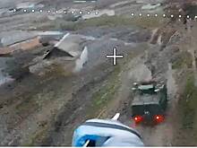 Опубликовано видео уничтожения бойцами ВС РФ «машины апокалипсиса» Senator