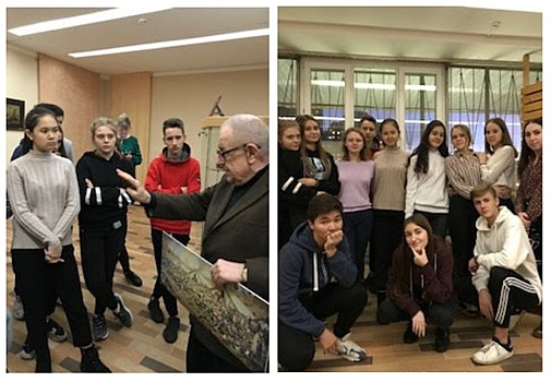 Экскурсию по Музею истории медицины при университете имени Пирогова посетили ученики школы № 1034