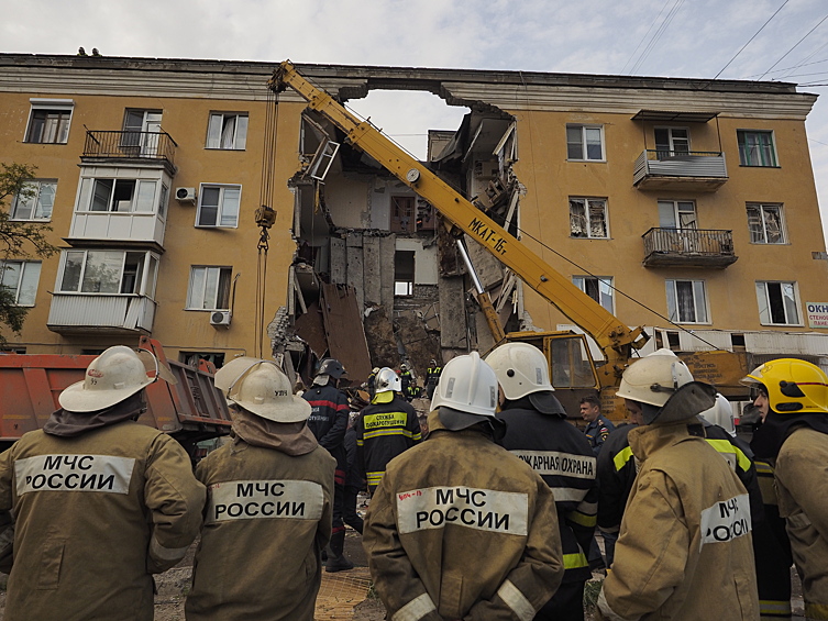 Взрыв газа в жилом доме в Волгограде 