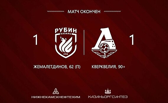 "Локомотив" спасся от проигрыша "Рубину" благодаря Кверквелии