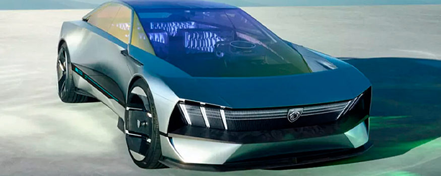 Peugeot показала концепт своего будущего автомобиля Inception с рулем для видеоигр