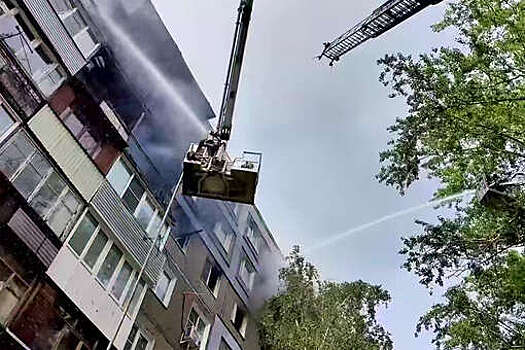 Мэр Нижнего Новгорода: для жильцов загоревшейся девятиэтажки готовят ПВР в школе