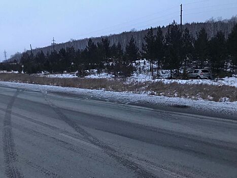 В Челябинской области водитель Renault влетел в ёлки