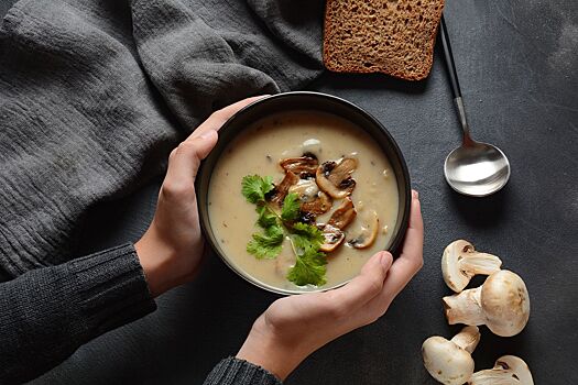 Простой рецепт грибного-крем-супа