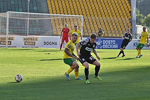 "Кубань" ушла от поражения в домашнем матче с "Тюменью" в Первой лиге