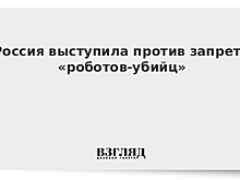 Россия выступила против запрета «роботов-убийц»