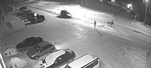 Появилось видео, на котором внедорожник «Пежо» сбил девочку под Новосибирском