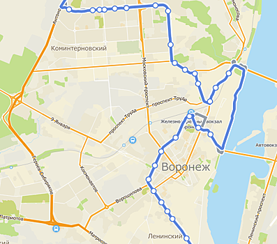 В Воронеже изменят маршрут транспорта 49м