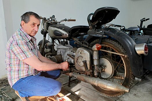 На мотоцикле в засаде