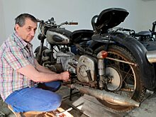 На мотоцикле в засаде