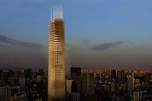 Японцы построят первый в мире деревянный небоскреб