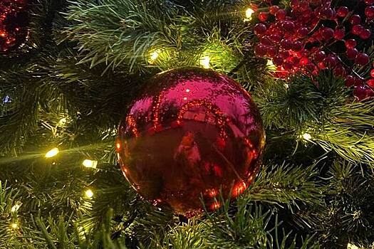 Жителей российского города смутил «крест» вместо звезды на новогодней елке