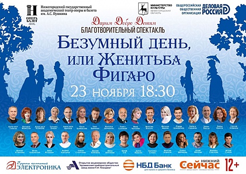 Нижегородские предприниматели и политики снова сыграют в благотворительном спектакле