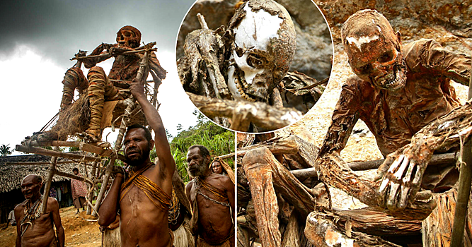 Мумии племени анга: жуткая практика копчения тел