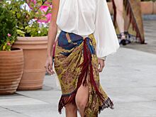 Восточные мотивы в коллекции Oscar de la Renta весна-лето 2019