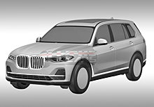 Дизайн серийного BMW X7 раскрыли на патентных изображениях