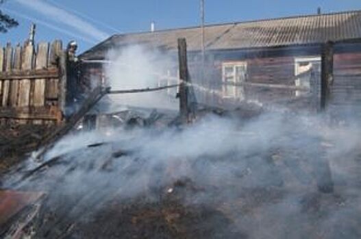Четыре дома уничтожил лесной пожар в одном из сел Заларинского района