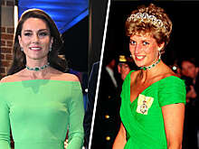 Кейт Миддлтон повторила образ принцессы Дианы