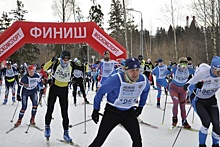 В седьмом микрорайоне Зеленограда состоялся московский этап открытой Всероссийской массовой лыжной гонки «Лыжня России 2022»