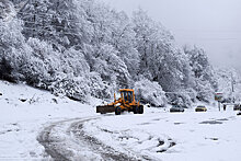 Обильный снегопад в Габале: дивный пейзаж и новые проблемы