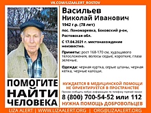 Пропавшего пожилого жителя Боковского района разыскивают в Ростовской области