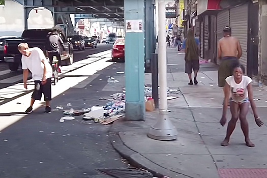 Daily Mail обнародовала шокирующие кадры заполонивших Филадельфию наркоманов накануне Дня независимости