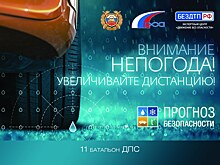11-й батальон ДПС: дистанцию следует соблюдать
