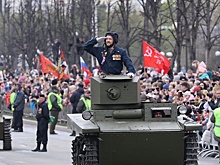 В Верхней Пышме устроили парад техники времен Великой Отечественной
