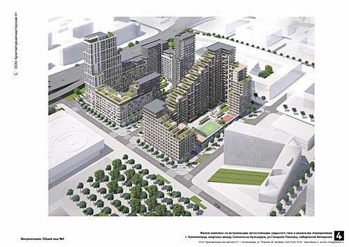 В Калининграде по соседству со второй эстакадой построят жилой дом высотой до 26 этажей