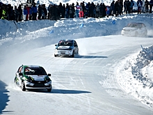 Михаил Дралин занял третье место на четвертом этапе чемпионата России по ледовым гонкам