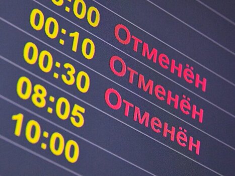 Более 20 авиарейсов отменили и задержали в Москве