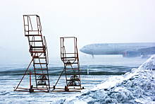Аэропорты закрываются из-за снегопада в Хабаровском крае