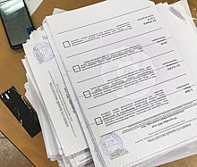 В Нижневартовске испортили пачку бюллетеней для голосования