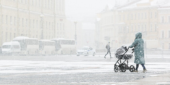 Циклон «Зора» надвигается на Санкт-Петербург