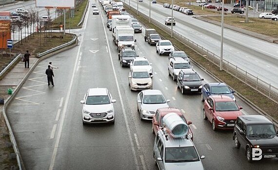 За сутки в Казани произошло 158 ДТП