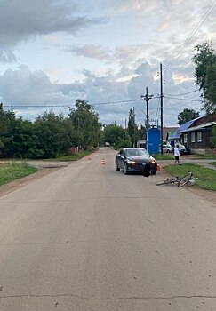 В Бузулуке иномарка сбила велосипедиста