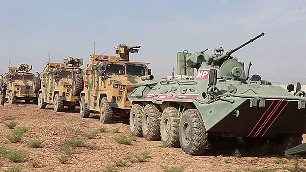 Седьмой совместный патруль России и Турции приступил к работе в Сирии